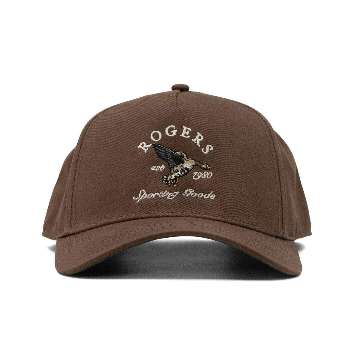 Front image of the Rogers Specklebelly Flight Embroidery Ea5y Hybrid Hat.