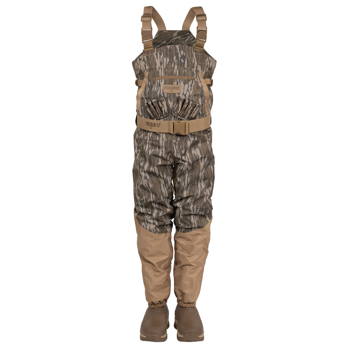 Image of the Rogers Little Hunter 2-in-1 Insulated Breathable Wader in Mossy Oak Original Bottomland