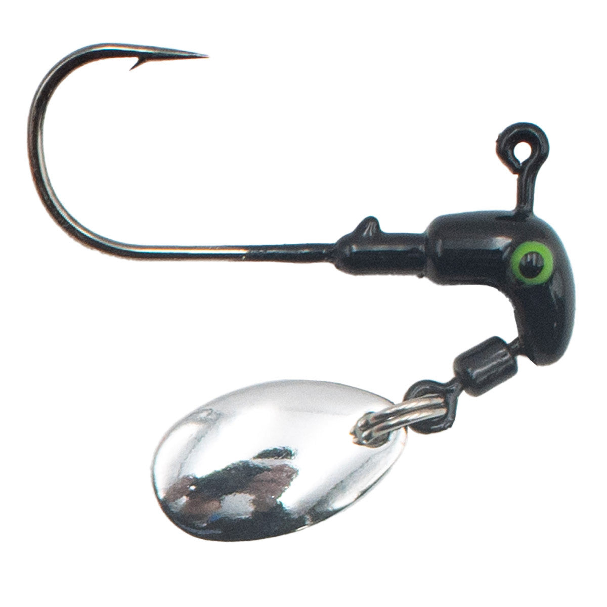 Image of the Rogers Speedy Bee Jighead Nickel in Black