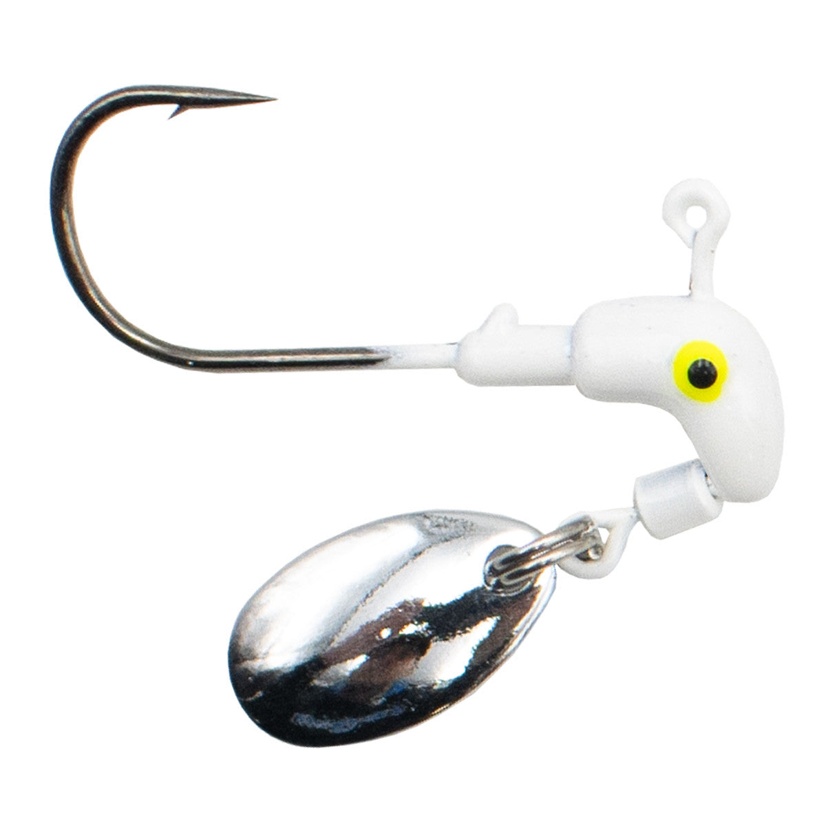 Image of the Rogers Speedy Bee Jighead Nickel in White