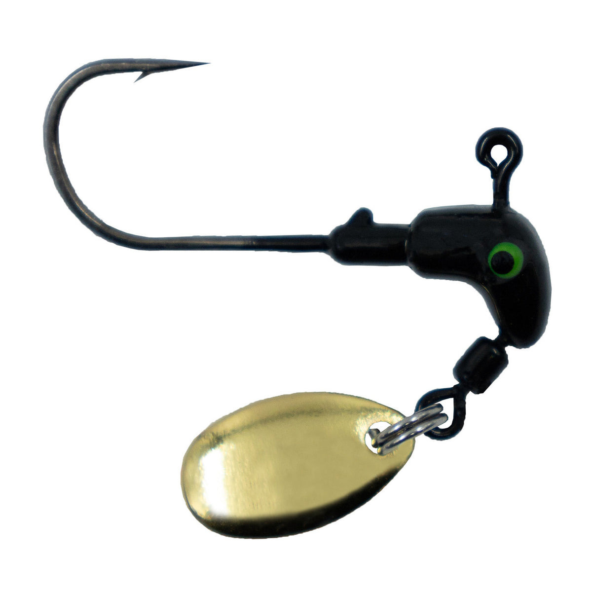 Image of the Rogers Speedy Bee Jighead Gold in Black