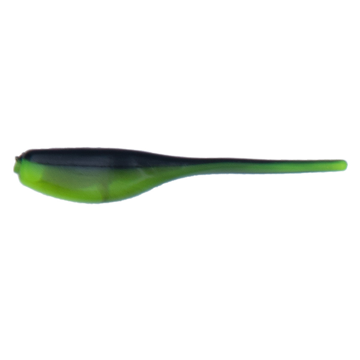 Rogers Sporting Goods 2" Sly Shad Fishing Bait Image in Black Chartreuse Red-Chartreuse Pepper Sparkle