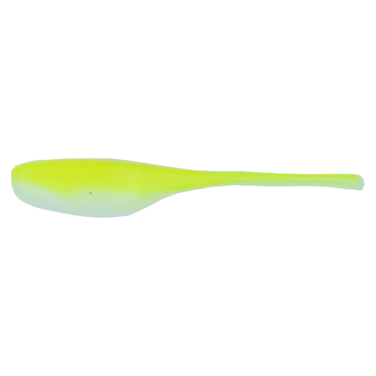 Rogers Sporting Goods 2" Sly Shad Fishing Bait Image in Chartreuse White Red-Chartreuse Pepper Sparkle