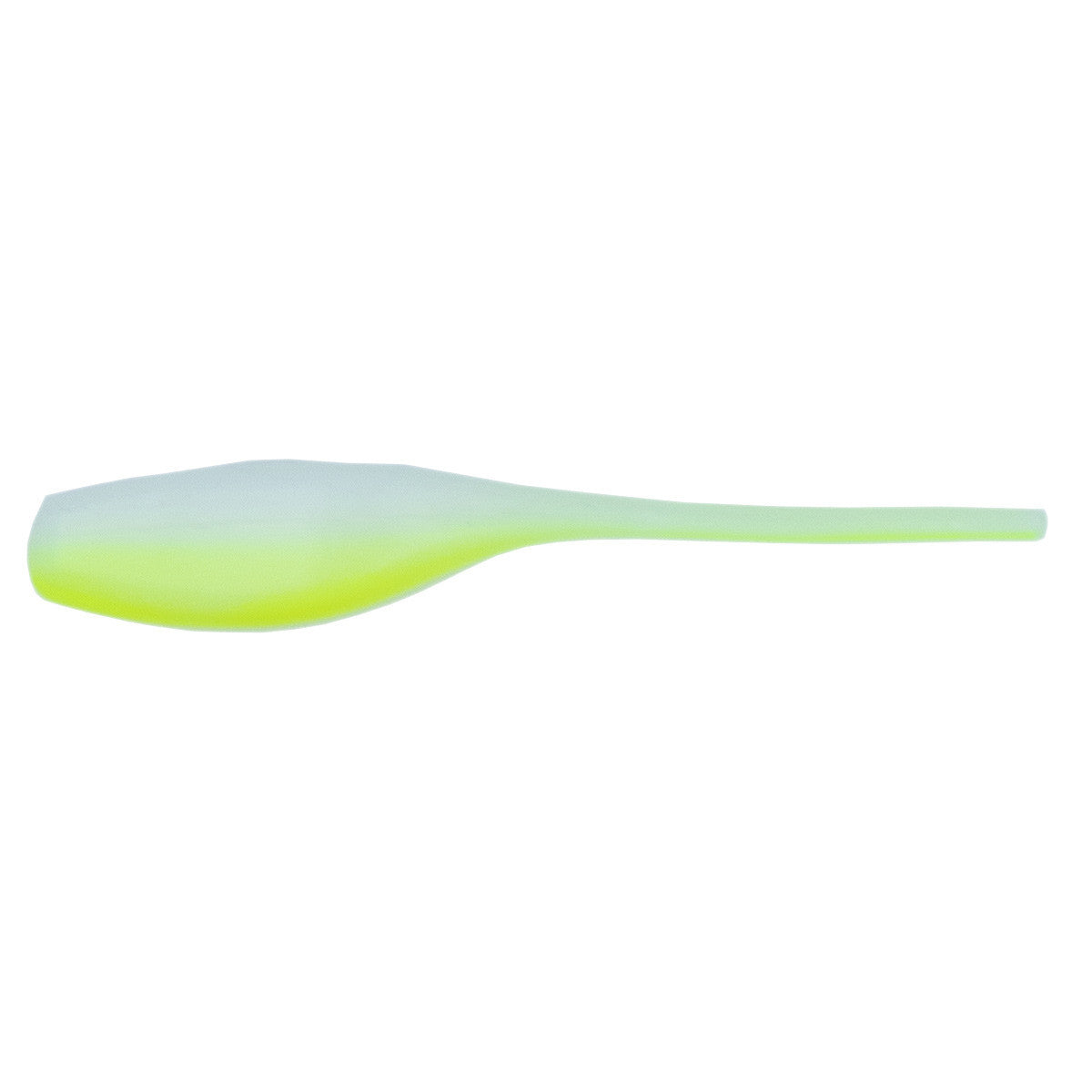 Rogers Sporting Goods 2" Sly Shad Fishing Bait Image in White Chartreuse Red-Chartreuse Pepper Sparkle