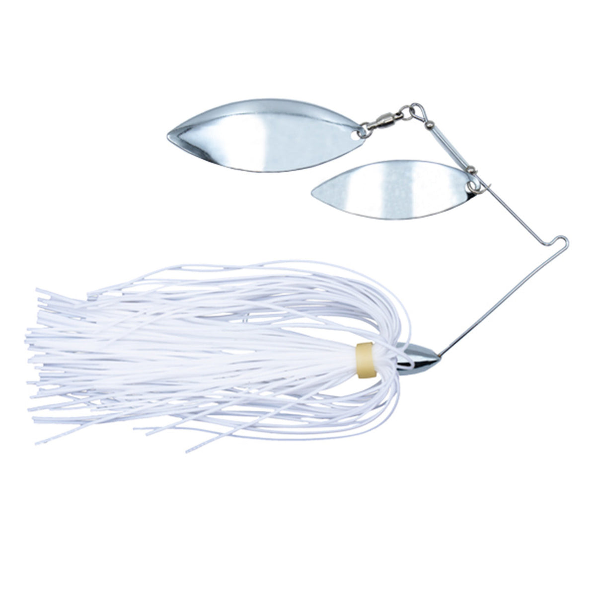 Rogers GO-2 Spinnerbait Double Willow Silver Image in White