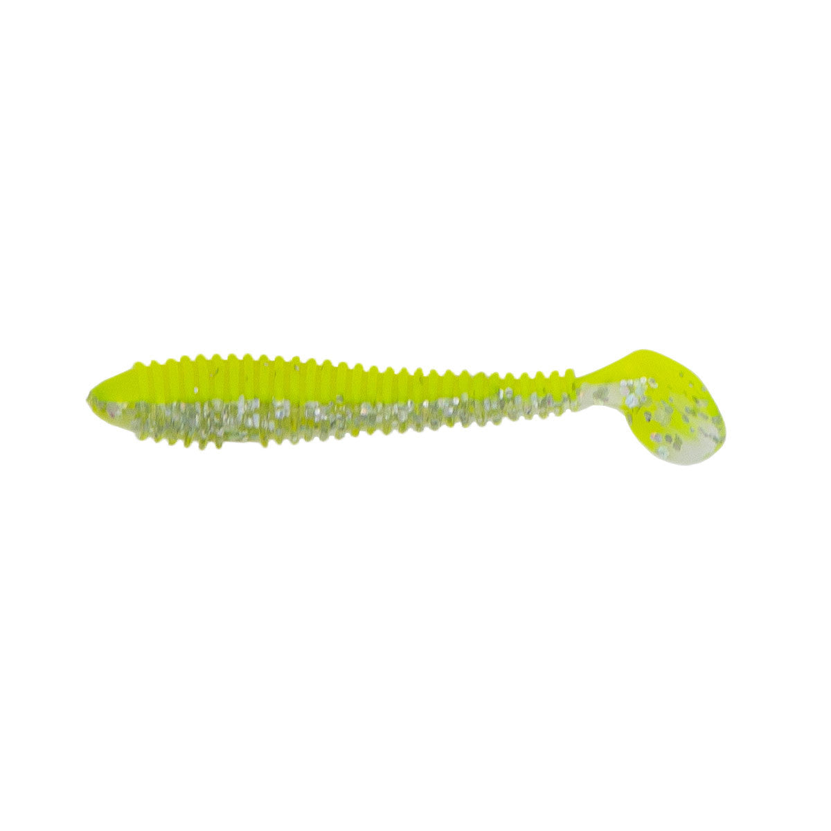 Image of the Rogers 2" Prankster Swim Bait in Chartreuse/Silver Sparkle