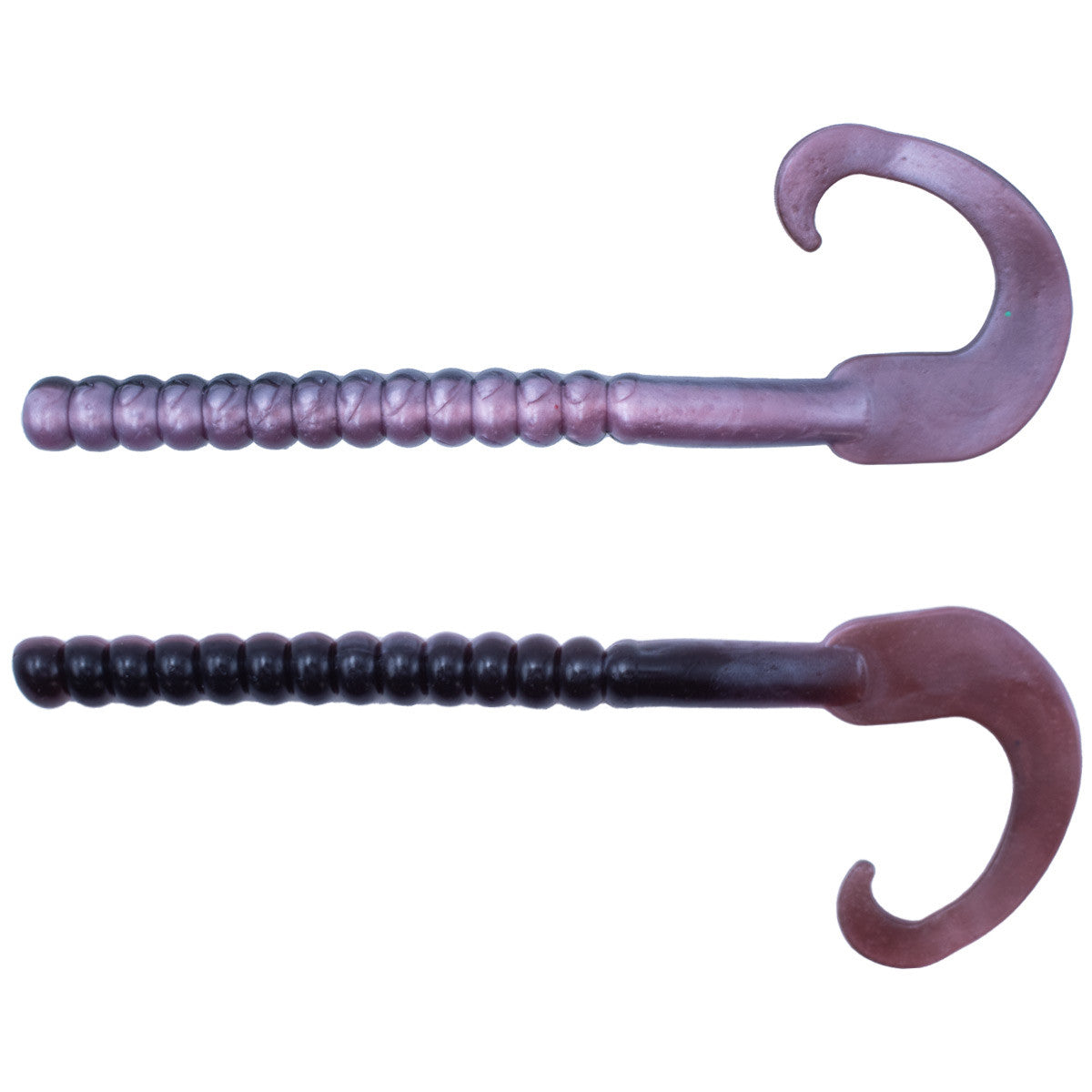 Rogers Torment Ribbontail Worm, 24 Pack image in Red Shad