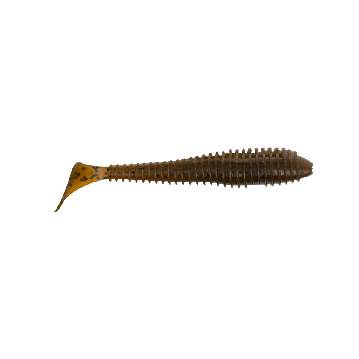 Rogers 2.75" Thrash Swimbait - Pack of 24 image in Green Pumpkin