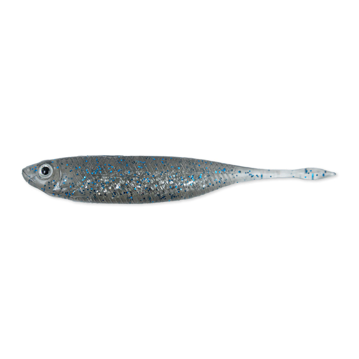 Image of Rogers Core Minnow 3.5" Soft Plastic Bait in Smoke Shad - White belly insert