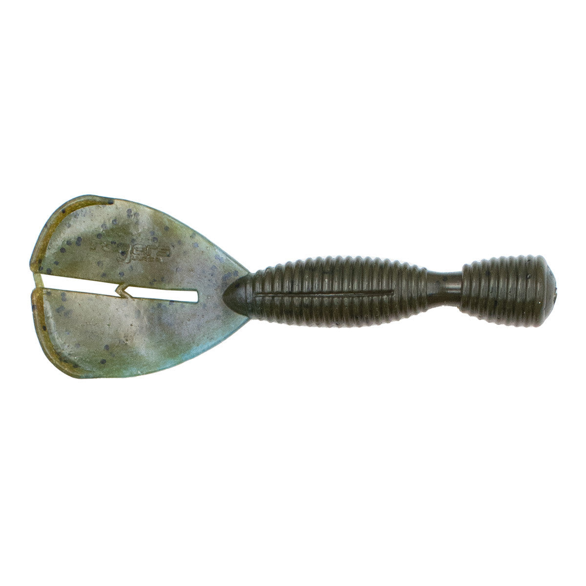 Rogers Terror Craw Crawfish Soft Plastic Bait - 24 Pack image in green pumpkin blue swirl