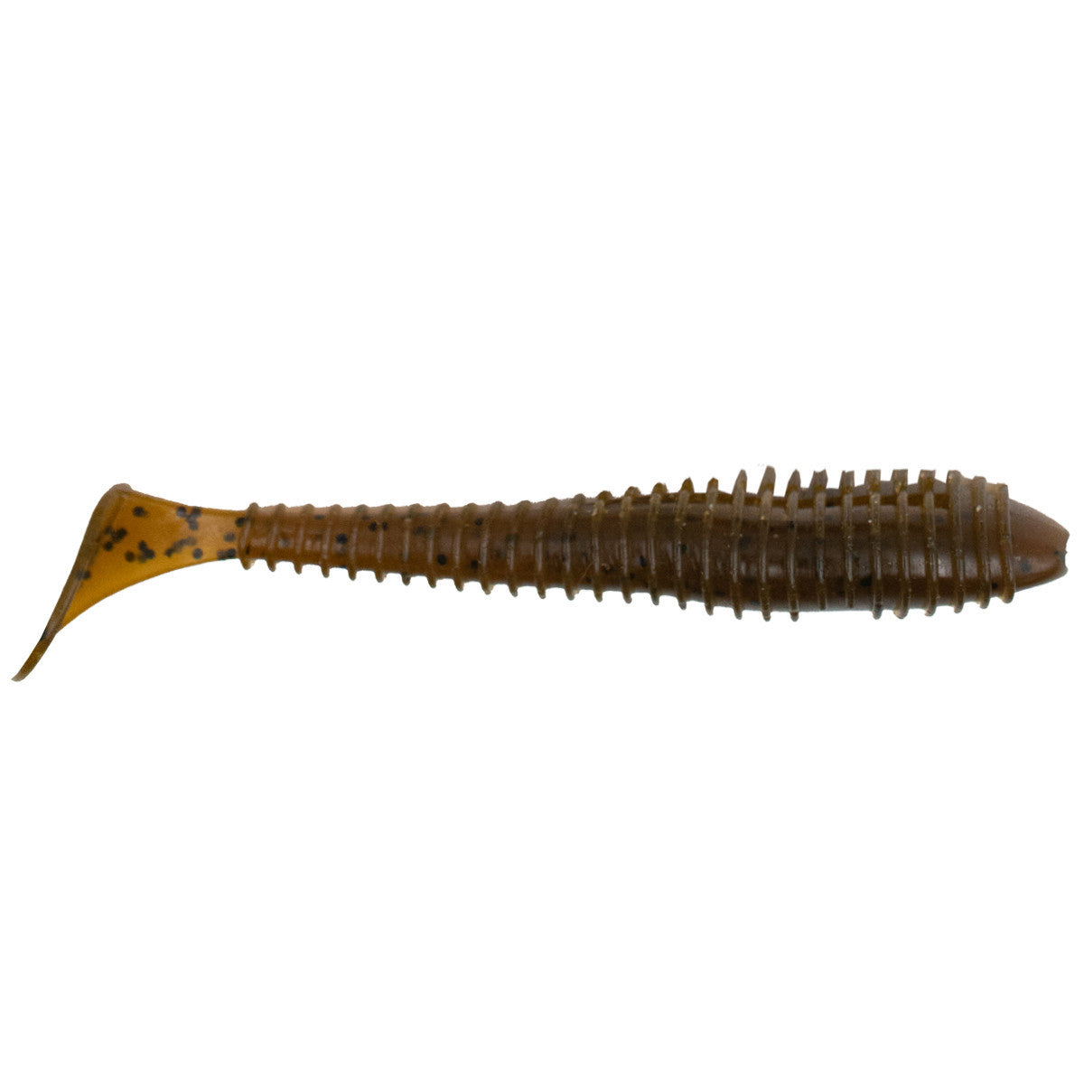 Rogers 4.75" Thrash Swimbait - 24 Pack image in Green Pumpkin