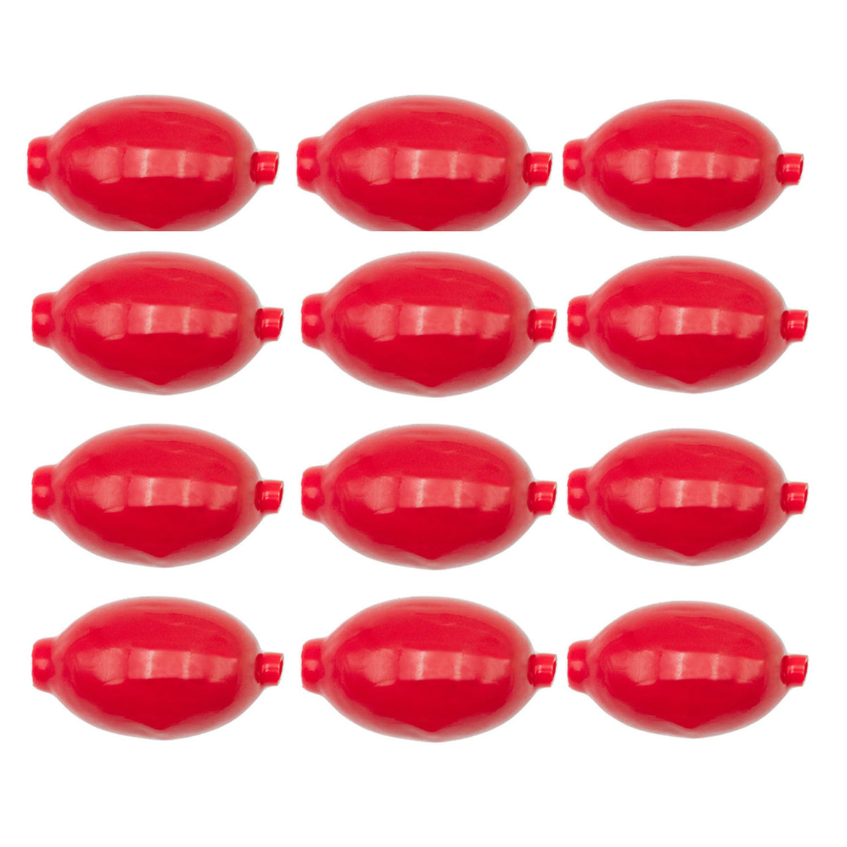 image of Rogers Coated Egg Weights, 2 oz. Red 12 Pack.