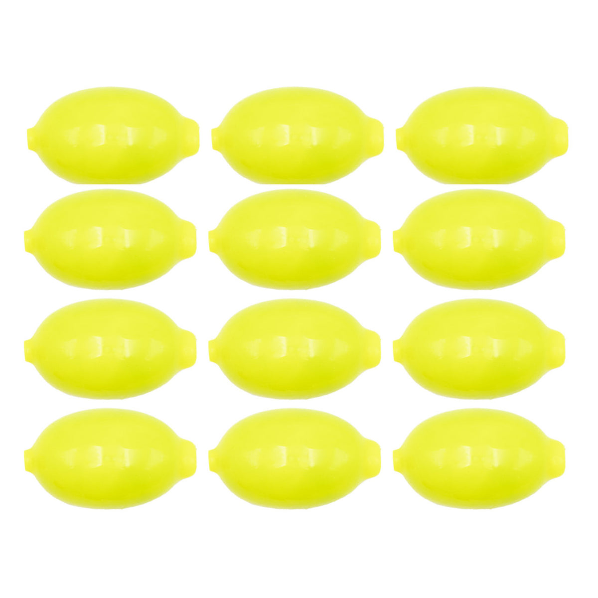Rogers 4 oz. Coated Chartreuse Egg Weights 12 Pack Image