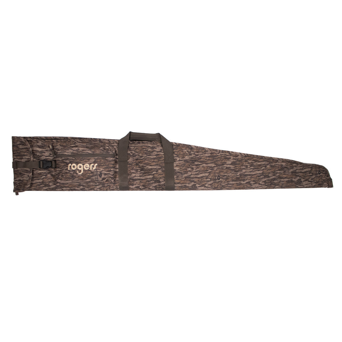 image of Rogers Sporting Goods 54" Quick Dry Floating Shotgun Case in Mossy Oak Bottomland.