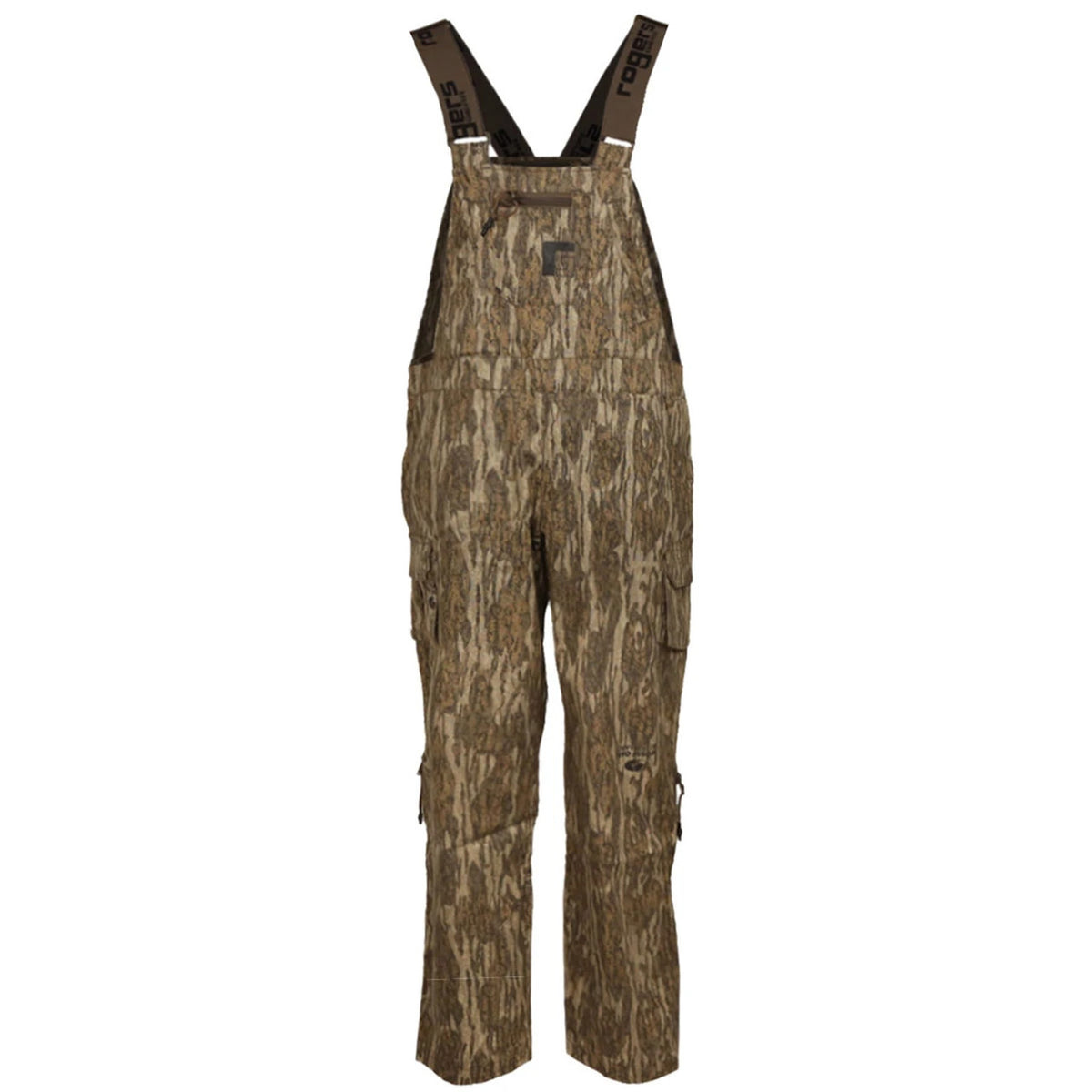 Image of the Rogers Youth Stretch Cotton Bibs in Mossy Oak Bottomland