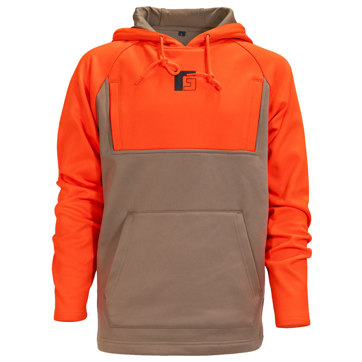 Front Image of the Rogers Sporting Goods Youth Upland Hoodie.
