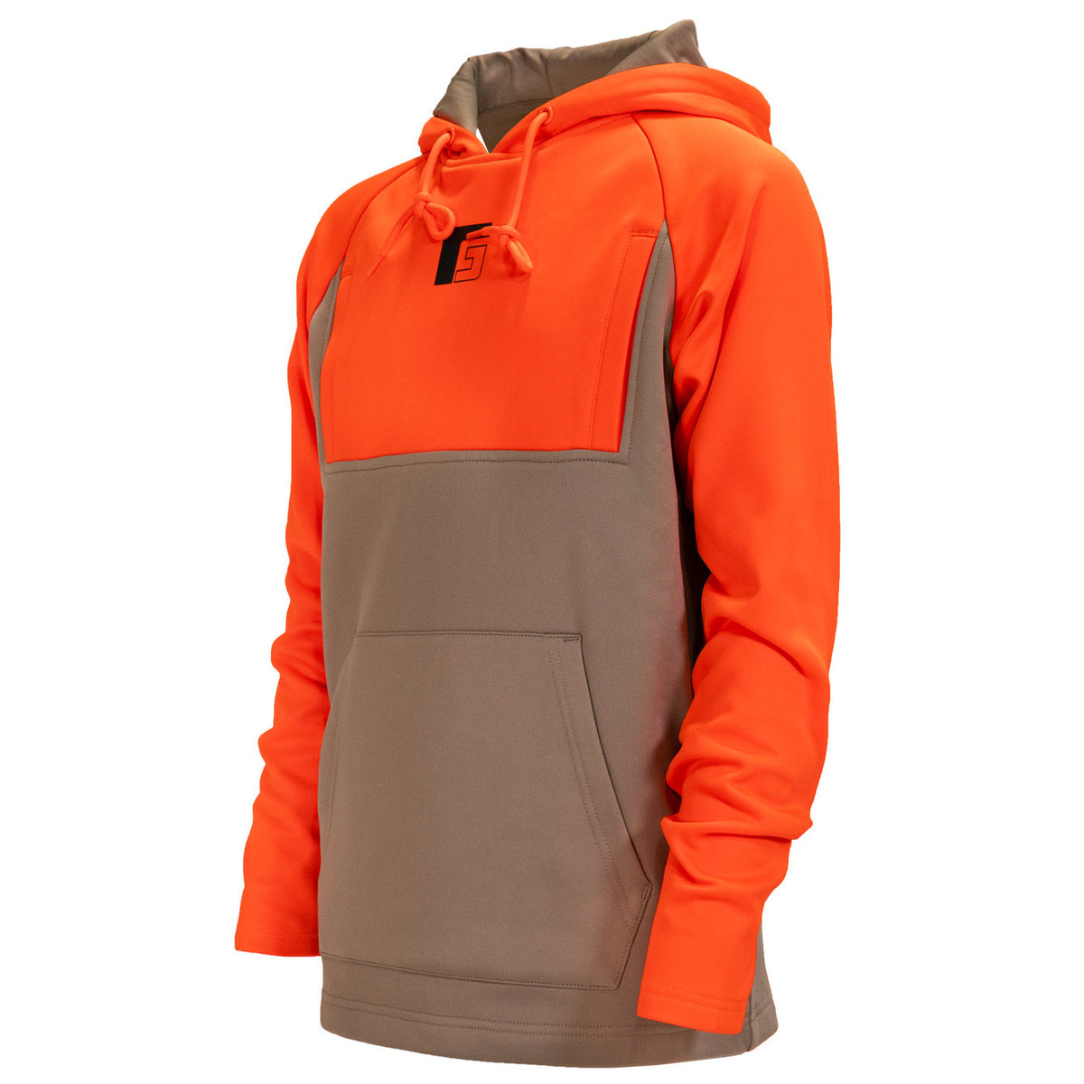 Side Image of the Rogers Sporting Goods Youth Upland Hoodie.