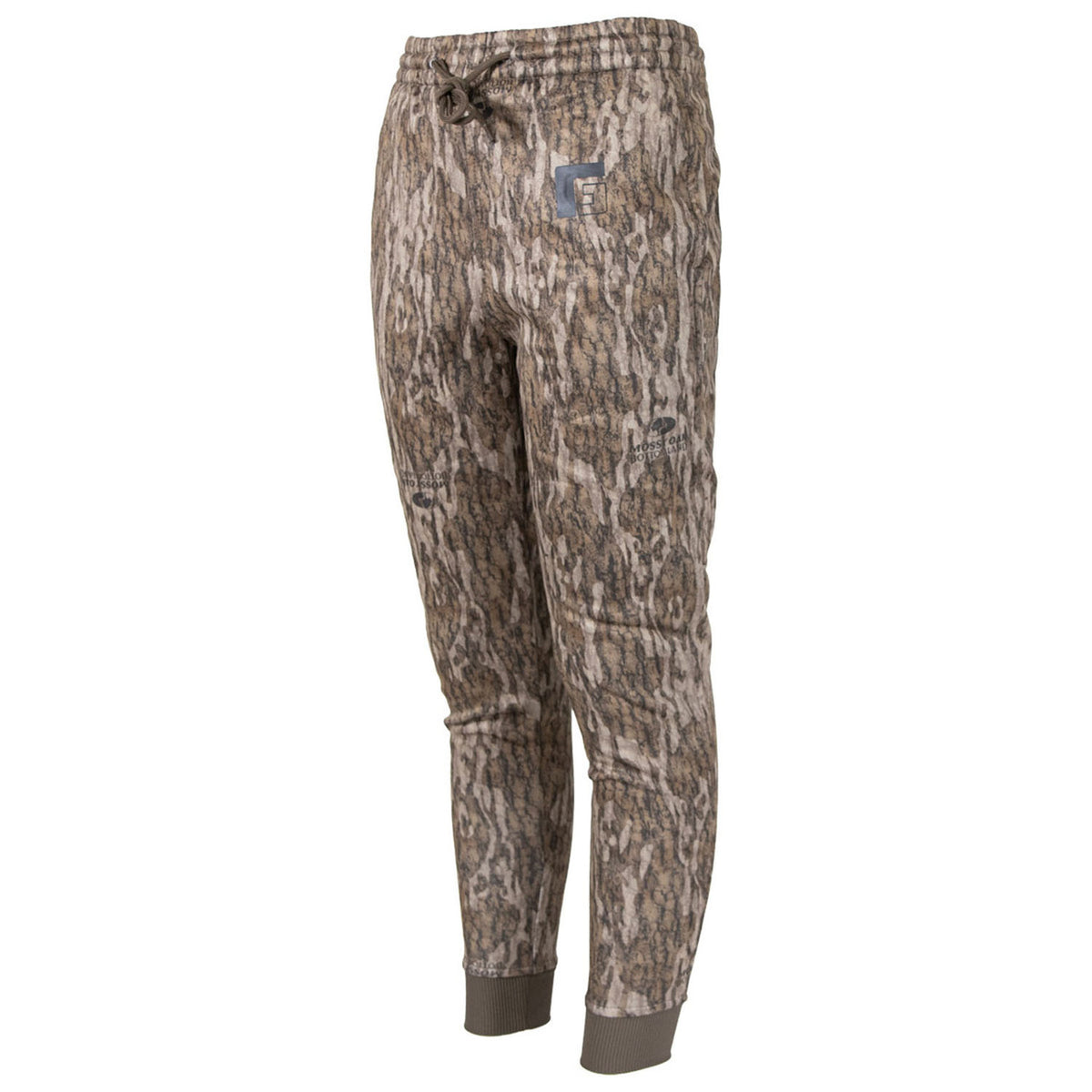 Rogers Youth Hunter Fleece Jogger Image In Mossy Oak Bottomland Angled