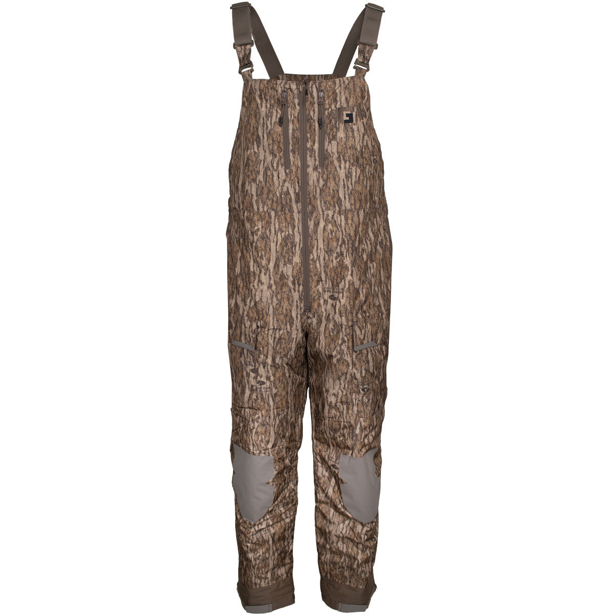 image of Rogers Sporting Goods Elite Fowl-Weather Hunting Bib in Mossy Oak Bottomland.