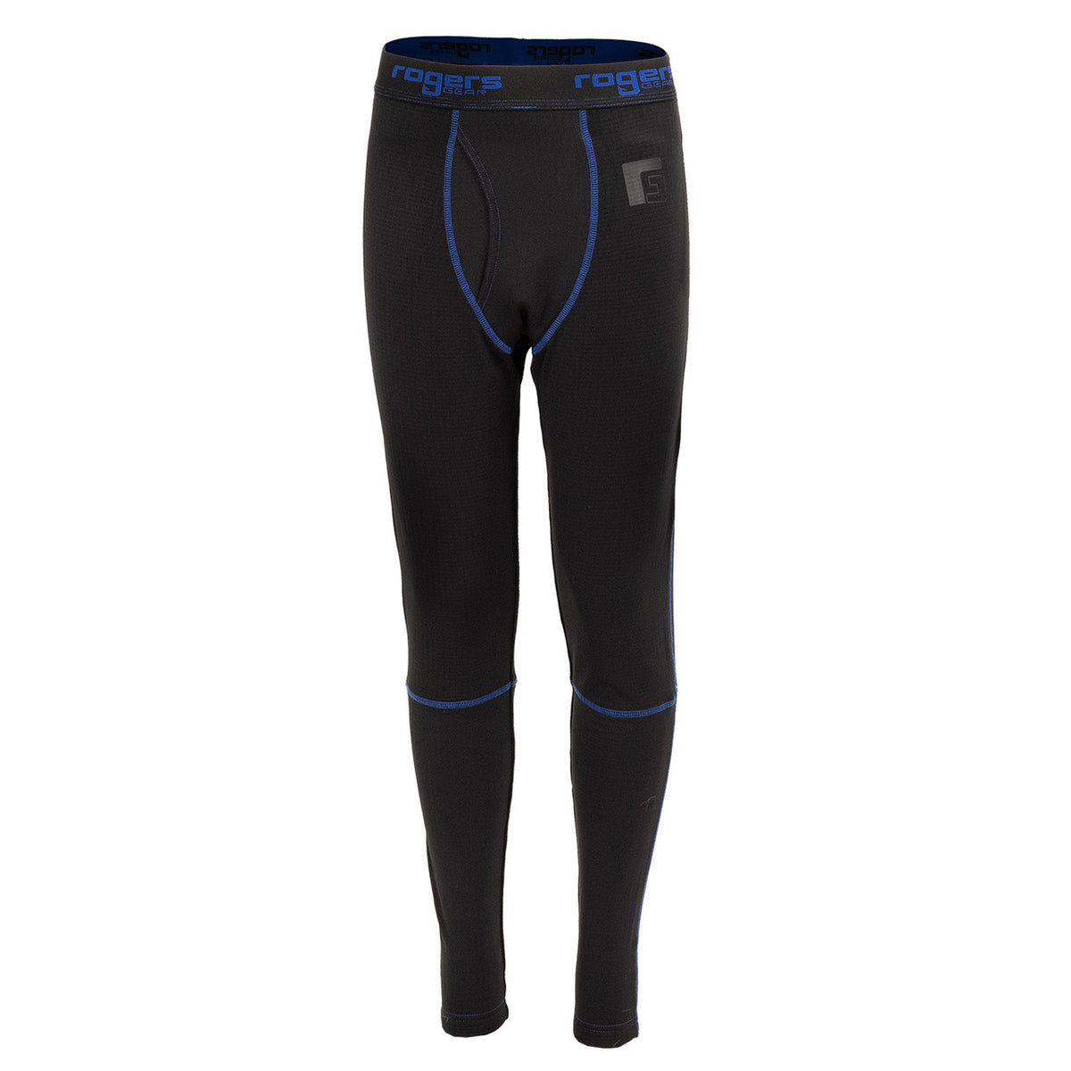 Image of Youth Static Thermal Baselayer Bottom Front in Black