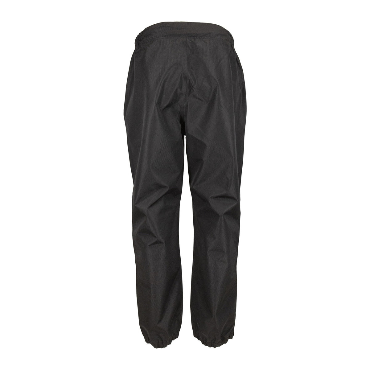 back image of Rogers Sporting Goods Storm Stopper Rain Pants in Black.