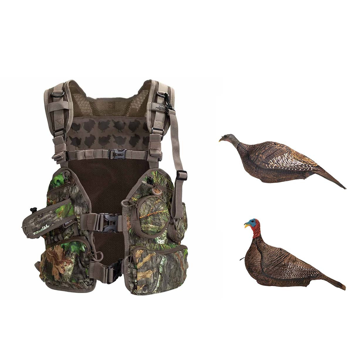 Rogers Turkey Hunter Vest and Decoy Kit