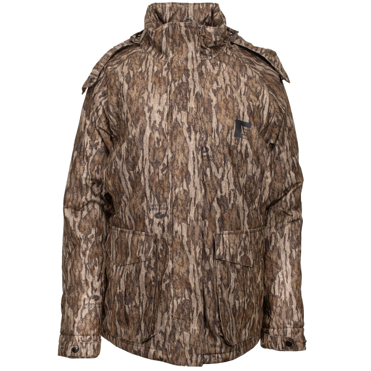 image of Rogers Women's Primal Waterproof Insulated Jacket in Mossy Oak Bottomland.