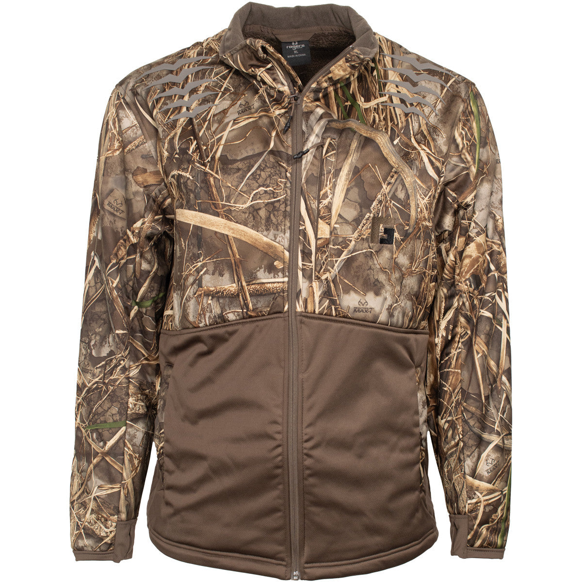 image of Rogers Men's Elite Heavyweight Fleece Jacket in Realtree Max 7.