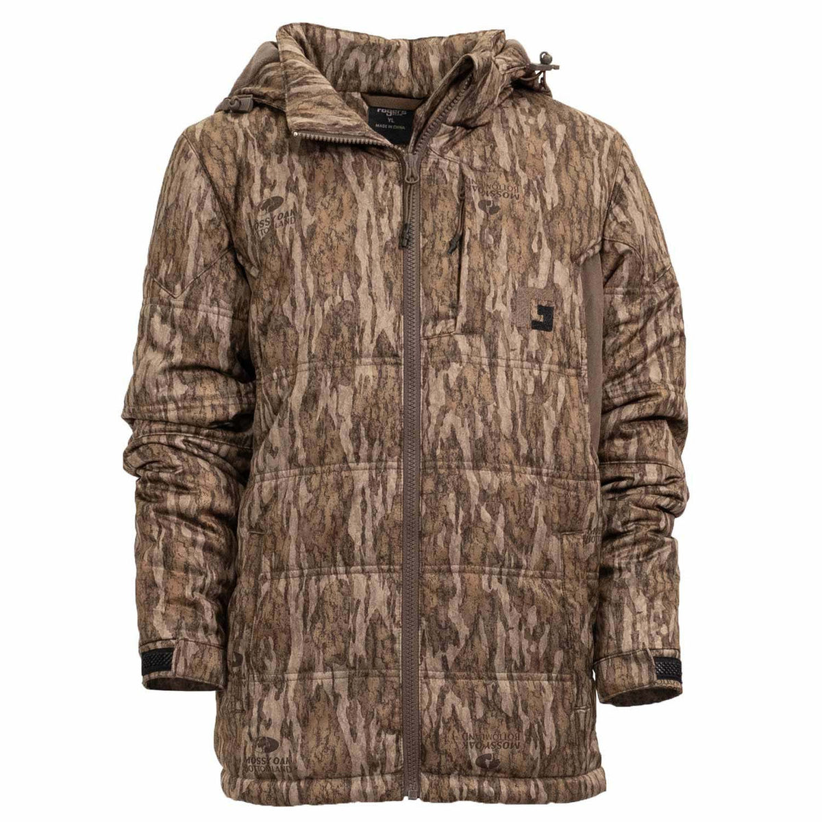 Image of the Rogers Sporting Goods Youth Covert G2 Whitetail Jacket in Mossy Oak Bottomland