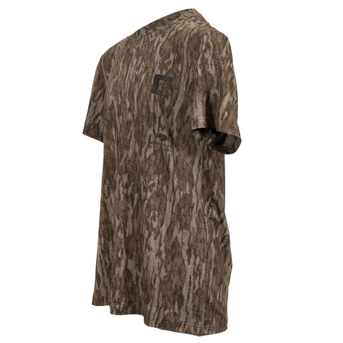 side image of Rogers Sporting Goods Youth Elite Chill Short Sleeve Tee with Bug Protection.