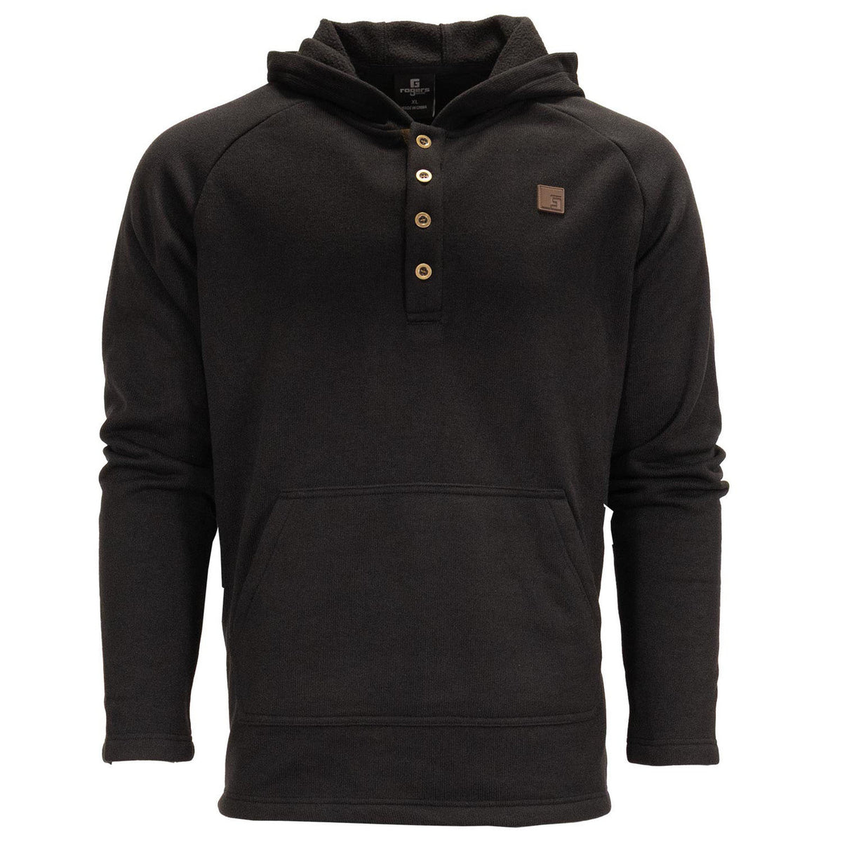 Rogers Classic Sweater Fleece Hoodie image in Black