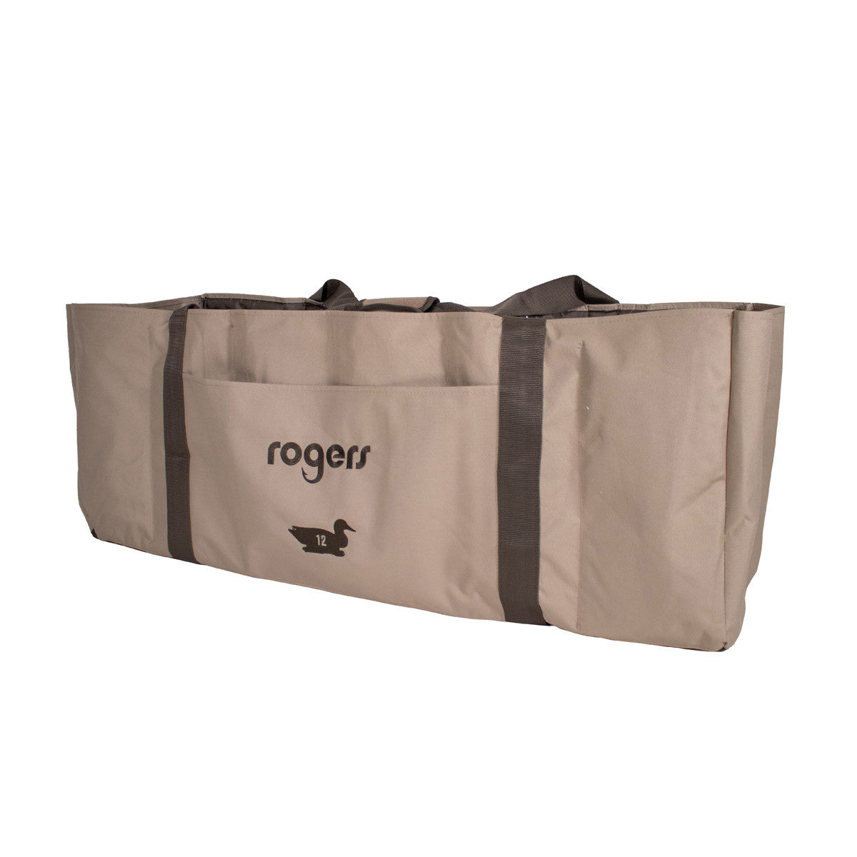 Rogers Workin' Man Series 12-Slot Floating Duck Decoy Bag Front Angled Image