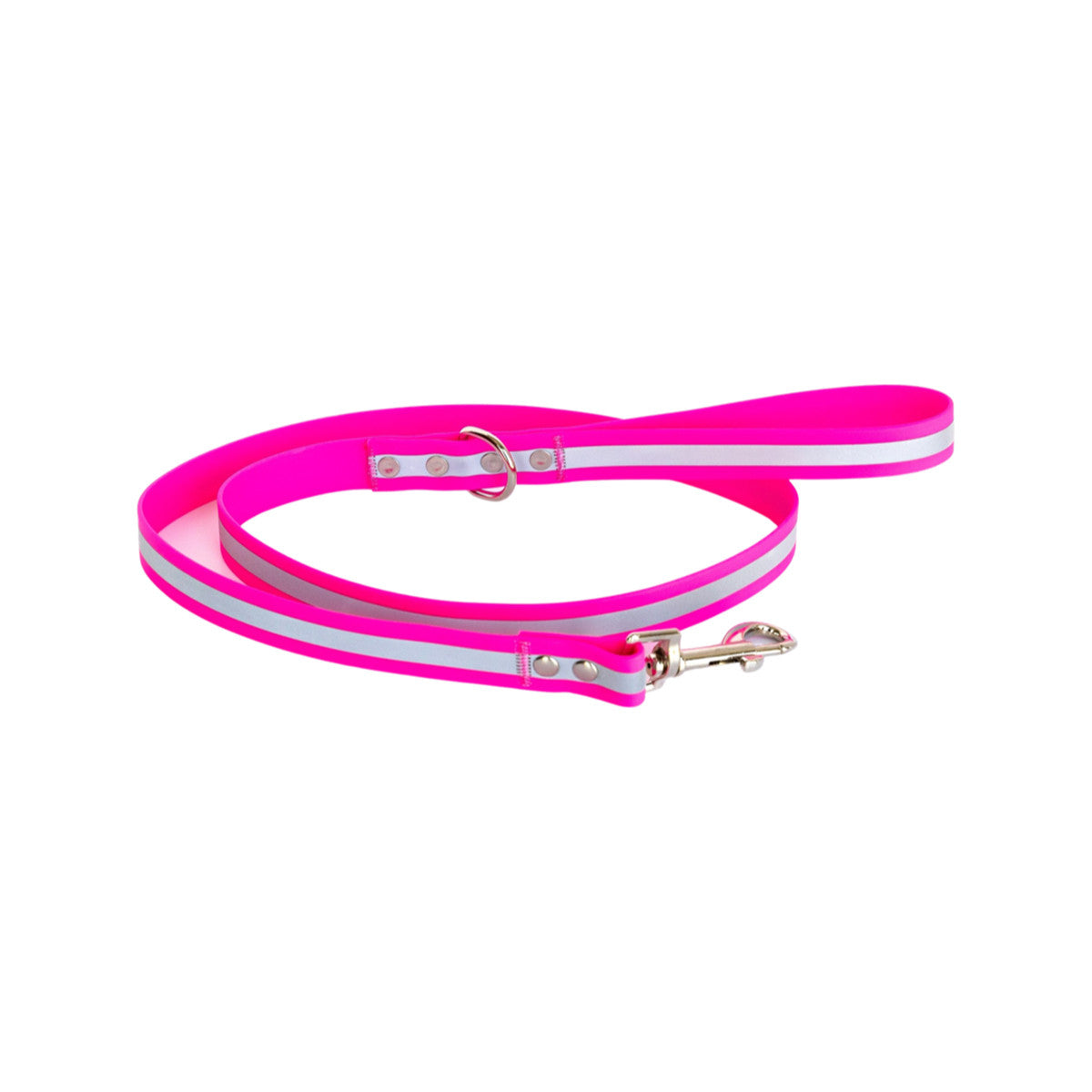 ROCT Upland Field Dog Leash Image in Pink Reflective