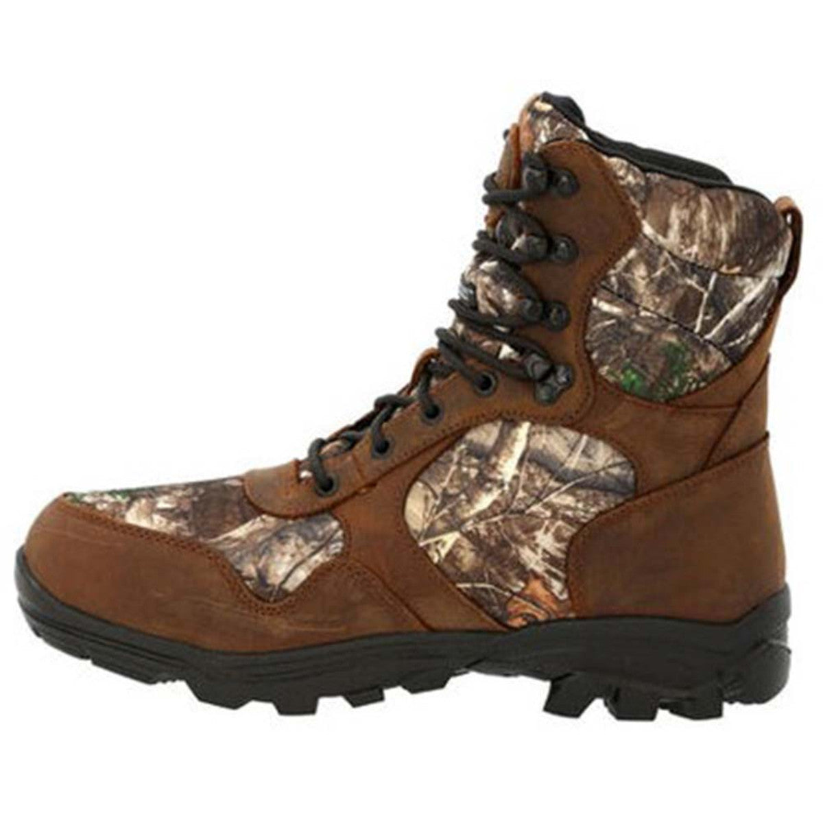 Rocky Wildcat Waterproof 800G Insulated Hunting Boot, Realtree Edge Left Side Image