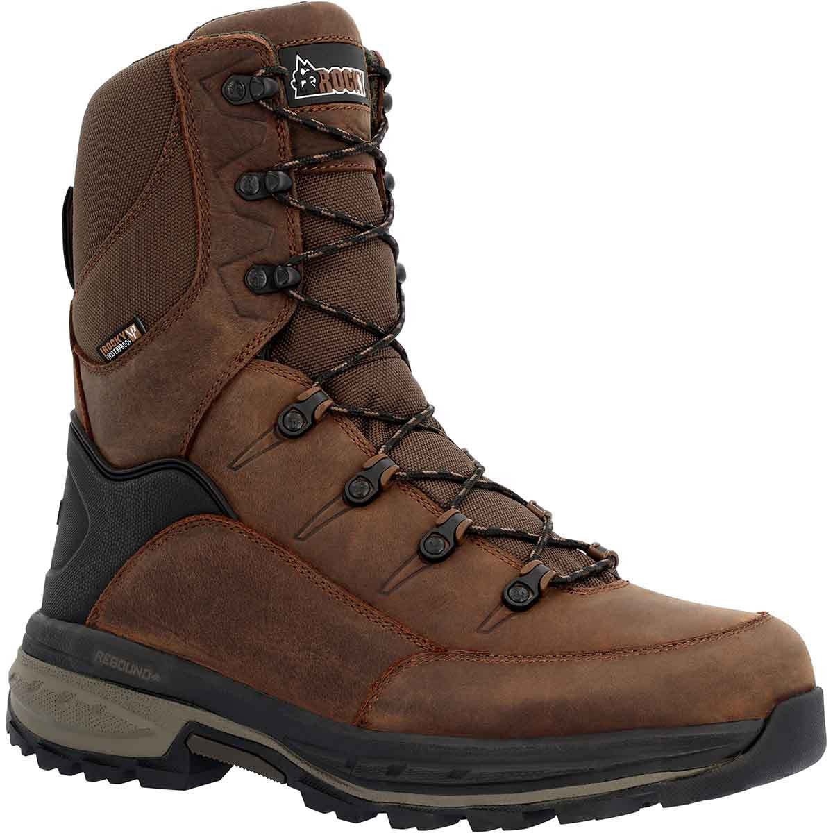 Rocky Grizzly 400G Insulated Boots Image in Brown