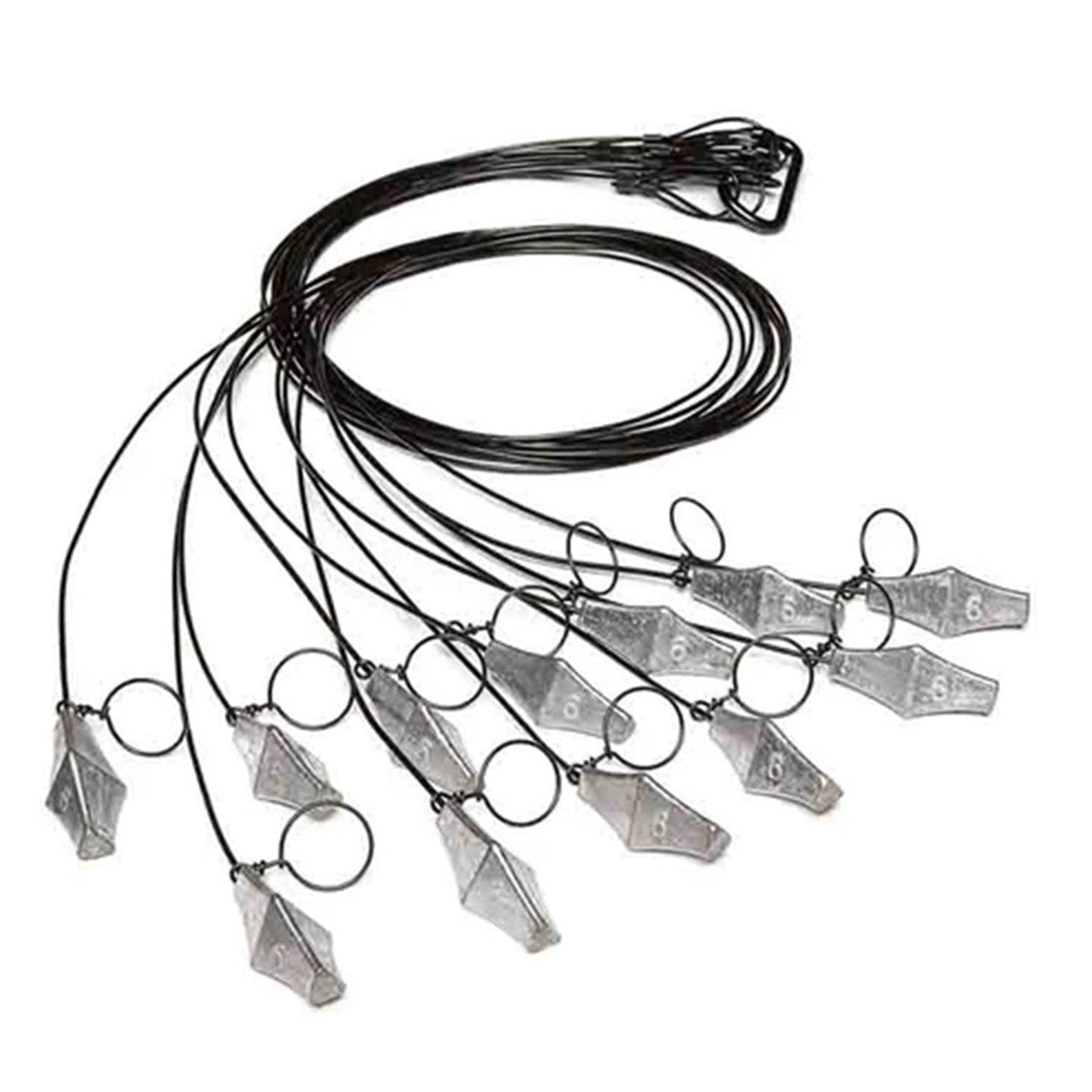 Rig'Em Right 48" Xtreme Texas Rigs with 4 oz. Weights, 12 Pack