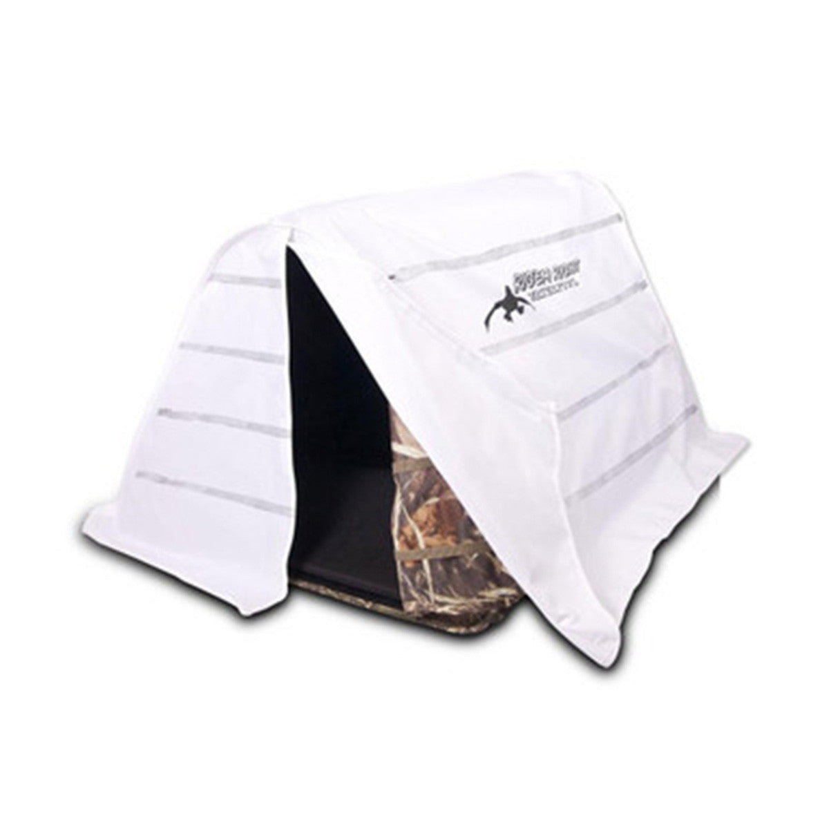 Field Bully Dog Blind Snow Cover