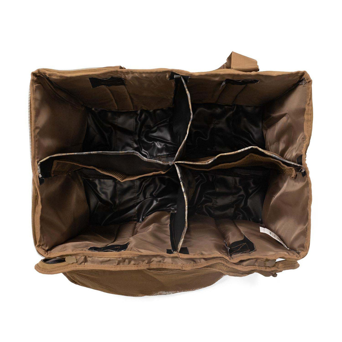 Opened slot image of the Rig Em Right Deluxe 4-Slot Motion Decoy Bag.