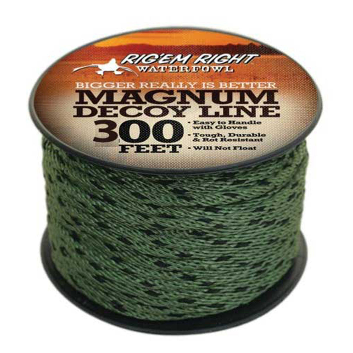 Rig Em Right Magnum Decoy Line, 300 FT Spool