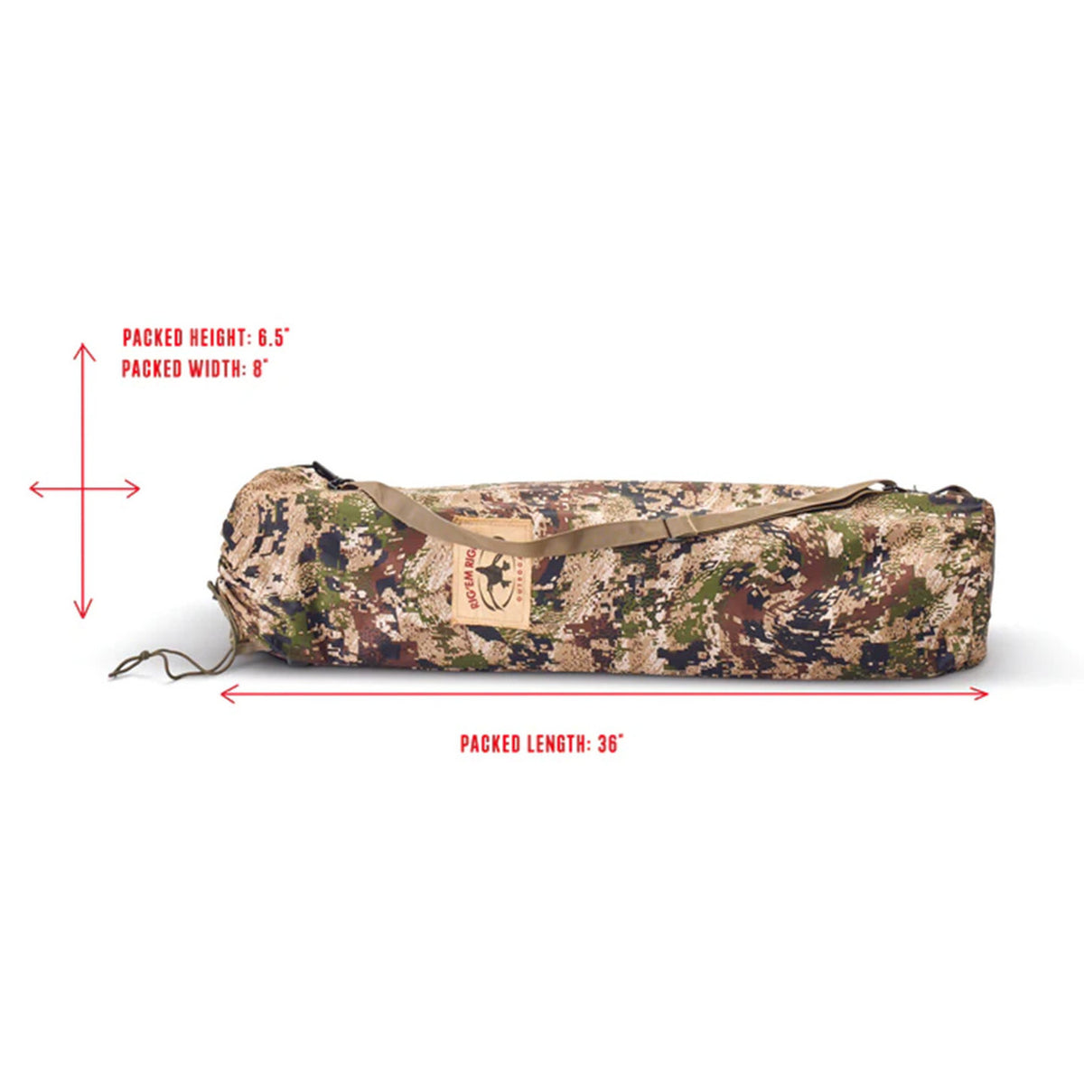 Rig'Em Right The Go Seat Carry Bag Dimensions Image
