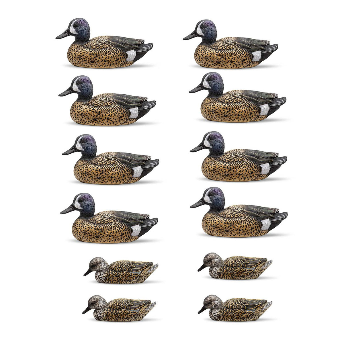 Rig Em Right Mainline Series Blue-Winged Teal Decoys, 12 Pack image