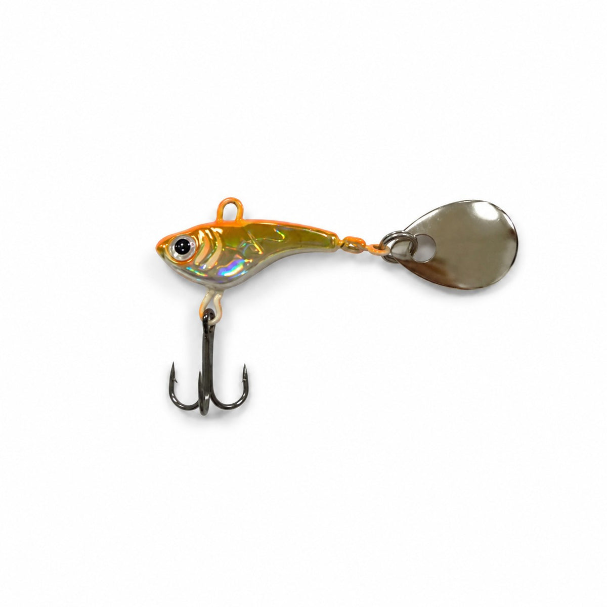 Image of the Head Hunter Lures Rip N Spin Mini in Orange Crush