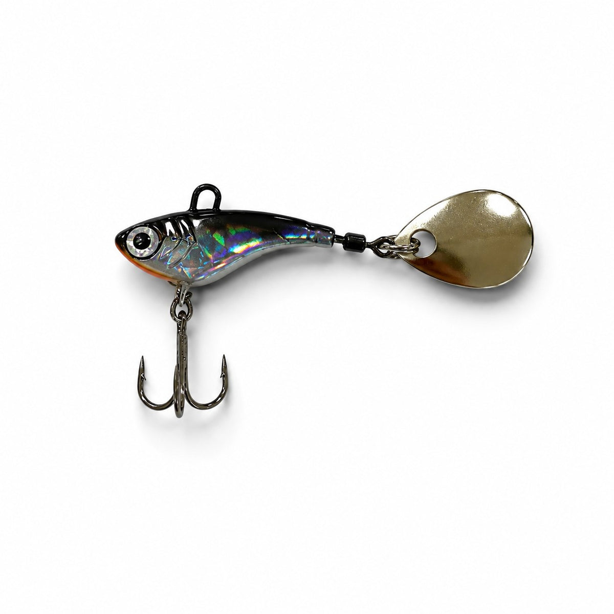 Image of the Head Hunter Lures Rip N Spin Mini in Grey Shadow