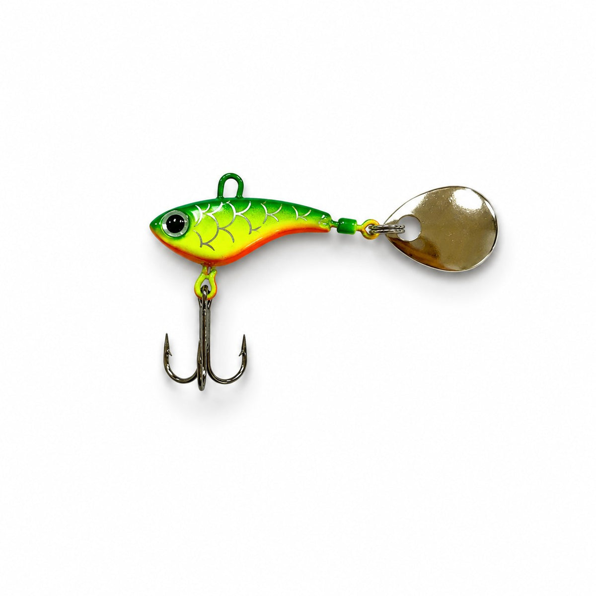 Image of the Head Hunter Lures Rip N Spin Mini in Lime Shad