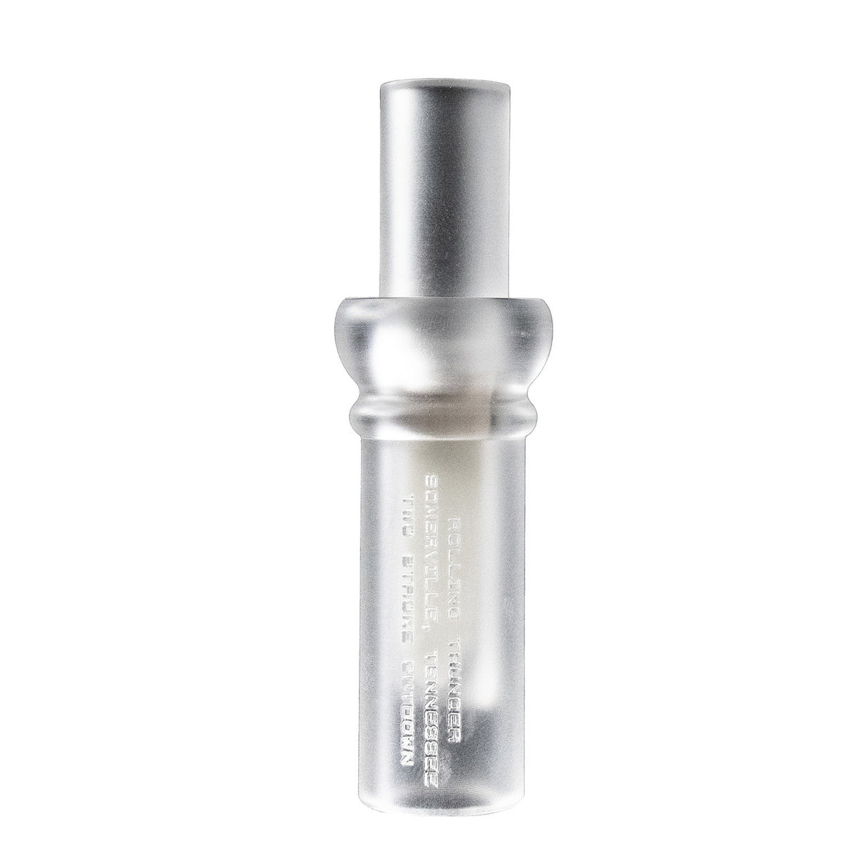 Rolling Thunder Game Calls Two Stroke Double Reed Acrylic Cutdown Duck Call Image in Frost