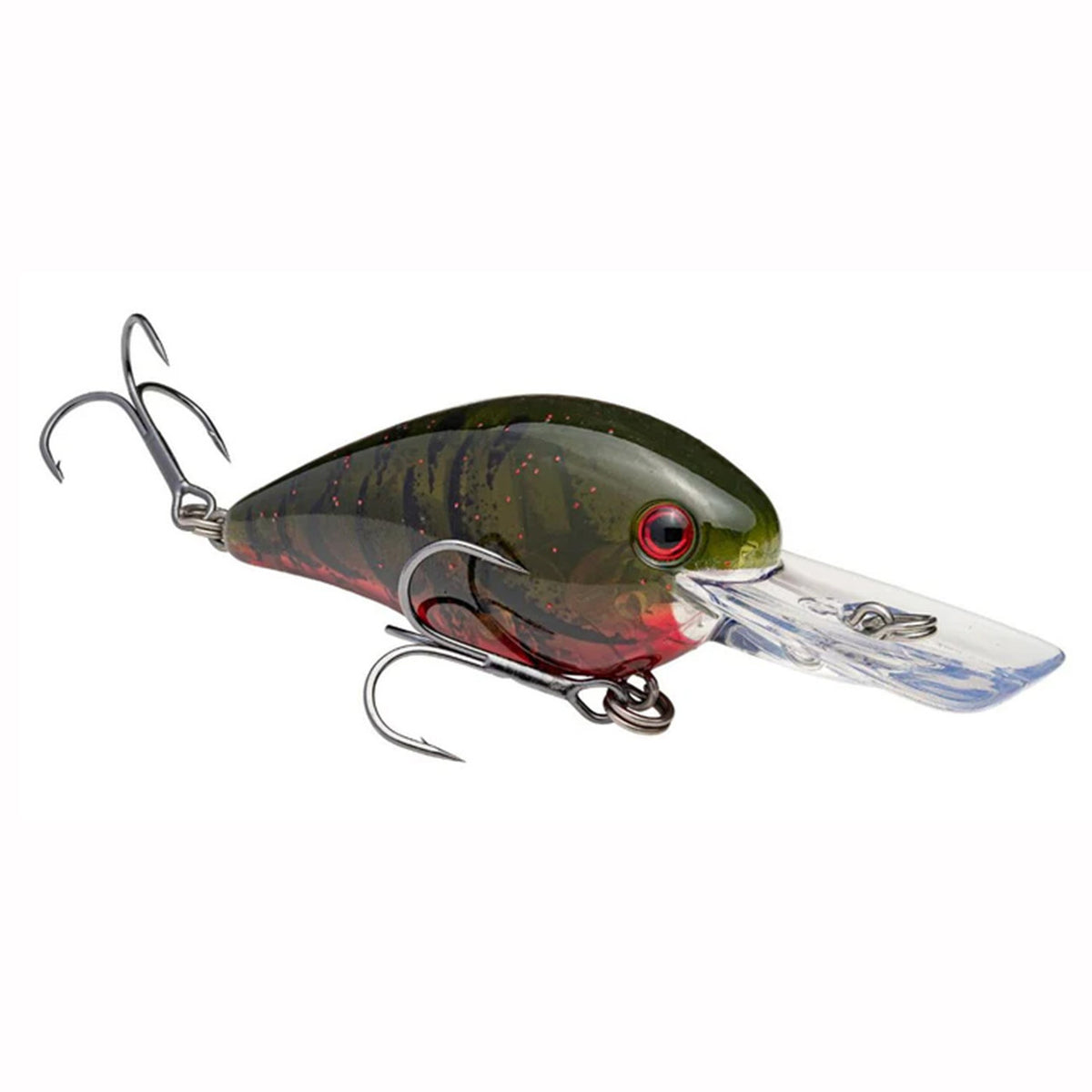 Strike King KVD 1.5 Deep Diver Squarebill Image in Red Craw