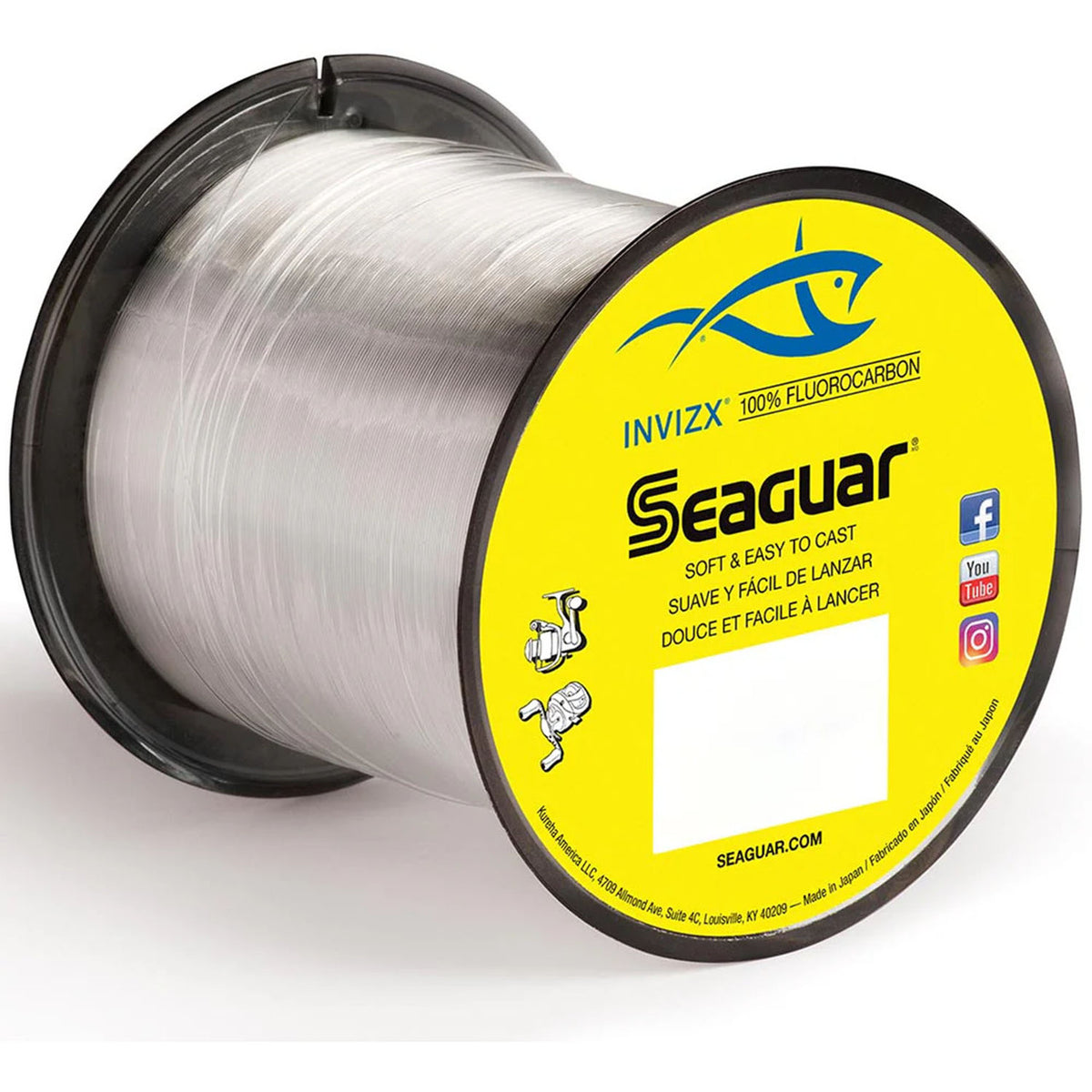 Image of the Seaguar Invizx Fluorocarbon Fishing Line.