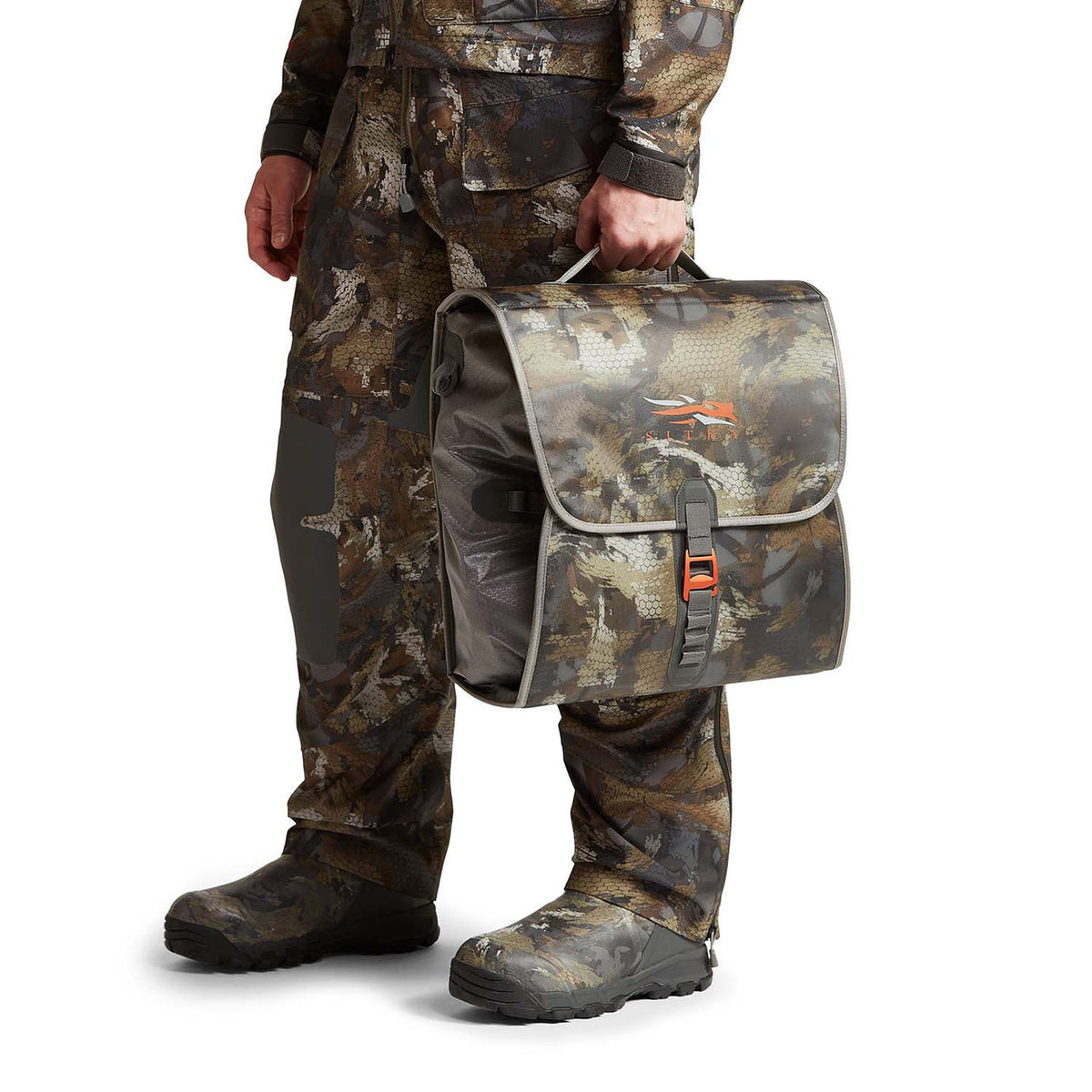 Folded Up Image of the Sitka Wader Storage Bag.