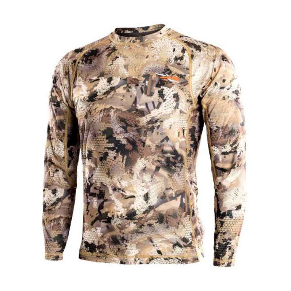 Sitka Core Lightweight Long-Sleeve Crew Image in Marsh