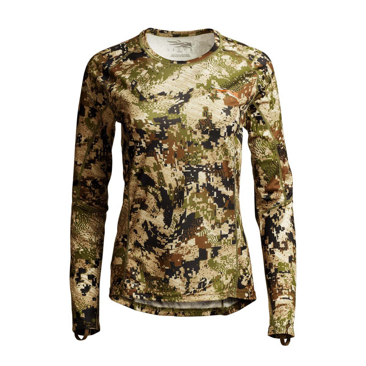 Sitka Women's Core Lightweight Long-Sleeve Crew Image in Subalpine